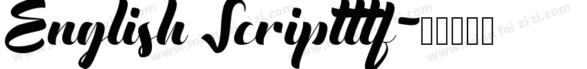 English Scriptttf字体转换